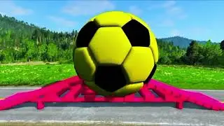 Double Flatbed Truck  / Transportation with Truck / MCQUEEN vs 7Car #01 / BeamNG Gao Drive 