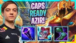 CAPS IS READY TO PLAY AZIR! | G2 Caps Plays Azir Mid vs Karma! | Preseason 2023