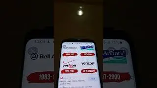 Verizon ATT T Mobile Sprint Logo History