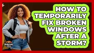 How To Temporarily Fix Broken Windows After a Storm?