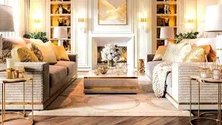 21 Gold Living Room Ideas