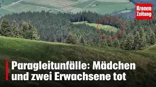 Schwarzer Sonntag in Tirol: M&auml;dchen und zwei Erwachsene mit Paragleitern verungl&uuml;ckt | krone.tv NEWS