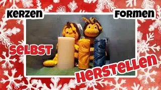 Gießform aus Abformsilikon für Kerzen ganz einfach selber machen.