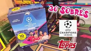 🔝NUEVA CAJA COMPLETA🔝Champions League 2020-21 Stickers Topps - CROLOMOLO