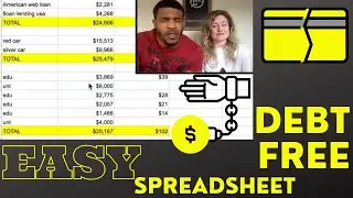 Easy debt snowball spreadsheet [OUR REAL DEBT SPREADSHEET]
