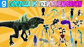 GODZILLA VS. TREVOR HENDERSON CREATURES?! - Garry's Mod Sandbox