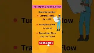 Open Channel Flow ll Reynolds Number ll #ukpscje #civilengineeering