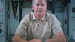 I.S.S. Commander Jeff Williams' message for Charlie Gibson of ABC World News