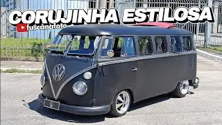 ESTILOSA! KOMBI CORUJINHA 1973 ESBANJA ESTILO E PERSONALIDADE ÚNICOS! Fusca na Foto