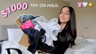 HUGE SUMMER CLOTHING TRY ON HAUL *$1000*