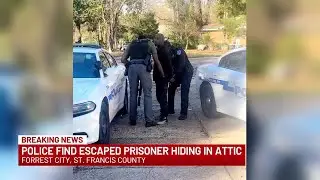 Police find escaped prisoner hiding in attic