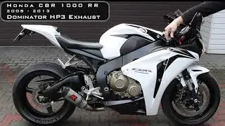 CBR 1000 RR 2008 - 2013 Stock Exhaust vs Dominator Exhaust Sound ⚡️DOMINATOR Exhaust Official 🏍