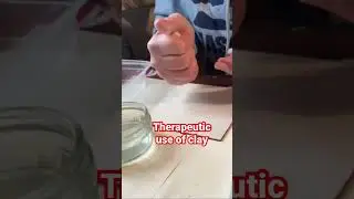 Using clay in art therapy, clay for mental health support #arttherapy #sensoryart #expression #art