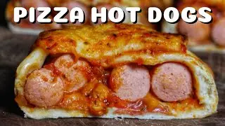 HOT DOG PIZZA ROLLE - wer HOT DOGS und PIZZA mag wird diese ROLLE LIEBEN - BBQ-Video - 0815BBQ