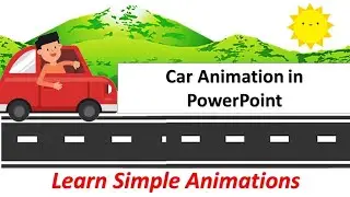 How To Create Animation Scene in PowerPoint 2010 in Hindi पॉवरपॉइंट मेंकार्टून एनीमेशन कैसे बनाते है
