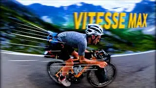 RECORD de VITESSE en BIKEPACKING (pas loin de 90km/h) !!