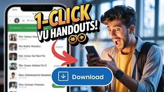 Download Any VU Handout in 1 Click! 😱 | Save Time with This Simple Hack 🔥
