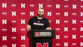 Nebraska Football Defensive Back Isaac Gifford - Post Northern Iowa