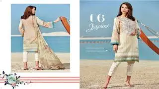 Baroque Isabella SS Embroidered Lawn Collection 2018 Vol 1