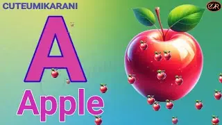 Alphabet songs for preschool। A for apple Rhymes in English  । Phonic Song With TWO words