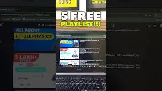 🤯5 PHYSICS FREE Playlist for IIT-JEE!!!!! #jee #motivation