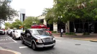 Orlando Fire Department Tower 1, Rescue 1, Engine 101, Heavy Rescue 1 and District 1 Responding