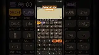 Square of any number on scientific calculator #shorts #scientificcalculator #square #ytshorts #yt
