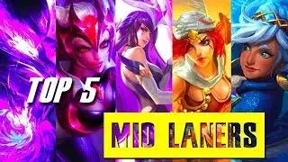 Top 5 Best Mid Laners S7 - LoL Epic Mid Plays Montage 2017