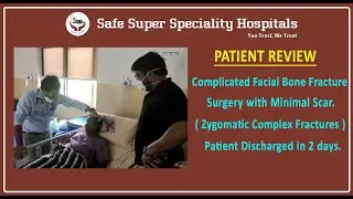 Facial Bone Fracture | Zygomatic Complex Fracture | #SafeSuperSpecialityHospital
