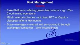 Basic Crypto | Module 4 | Risk Management