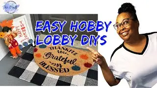 Last-Minute Thanksgiving DIY | Easy Hobby Lobby Decor #fallcrafts