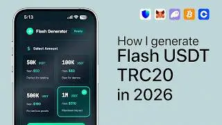 Flash USDT TRC20 Explained (2026) | How Flash Tether Works + Live Demo