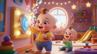 Oops Button Fun Song | kids nursery rhymes | Baby Song, Interactive Cartoon 🔘🎵