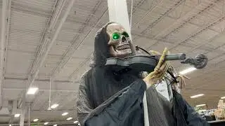 At Home Halloween 2025: Violinist Skeleton Animatronic