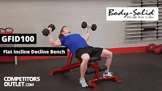 Body-Solid Flat Incline Decline Bench GFID100