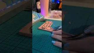 🤠💗✨ #art #artshorts #handcarved #stamp #shorts #rubberstamp #carving #stamping #smallartist #artsy