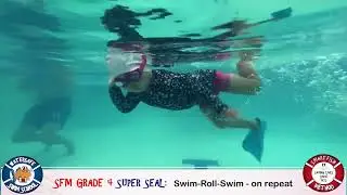 The BEST way for a toddler to e-FISH-ciently swim and recover for breaths