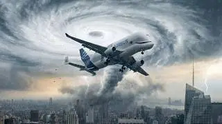 Giant Hurricane Hits Large Plane | Desperate Passengers &mdash; Realistic Destruction Simulation