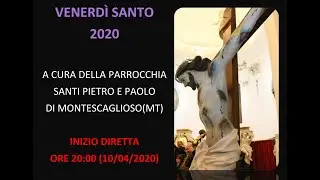 Processione dei Misteri del Venerdì Santo 2020 - Parrocchia Santi Pietro e Paolo Montescaglioso(MT)