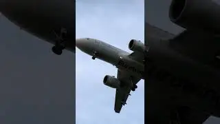 Eurowings EW9462 Airbus A320 D-AENE Landing Heathrow 09L #eurowings #a320 #aviationlovers