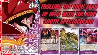 OP14 GOL D ROGER! 500TH VIDEO SPECTACULAR!DECKLIST, GUIDE, AND GAMES! 