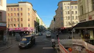 Berlin Bus Ride | U-Mehringdamm to Ohlauer Straße | Kreuzberg City Streets & Everyday Life