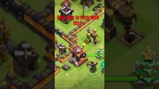The best way to farm dark elixir in clash of clans #clashofclans #archerqueen #gaming #mobilegame