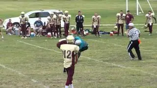 Ridge tackles ballcarrier for huge loss