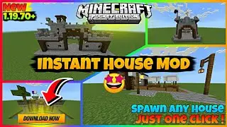Minecraft Pe Instant House Mod 1.19 / Instant House Mod Minecraft Pe 1.19