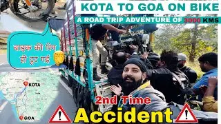 🌴Goa pahuchne se pahle fir se accident ho gaya🤦‍♂️ 🤕 EP-04 #accidente #sugarcane #kotawalebhaiya