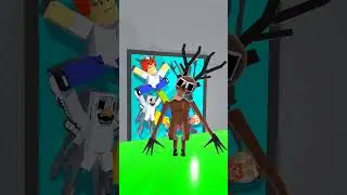 99 NIGHTS in THE FOREST in ELEVATOR PUZZLE Challenge - DEER vs OWL vs DINO KID
