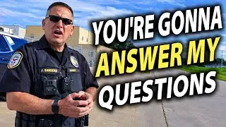 Cops Demand Answers, Get Outsmarted by a Genius | ID REFUSAL | First Amendment Audit