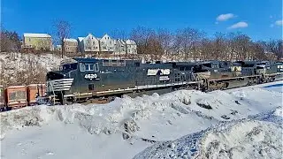 SD70ACE Trails Elephant Style on AC44C6M Sandwich of NS 29G