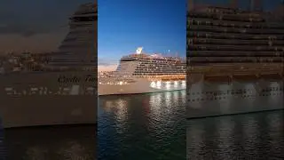 NEWEST Cruises Ship COSTA TOSCANA in the lights #nicemusic #cruiseship #umarkeyn #cruise